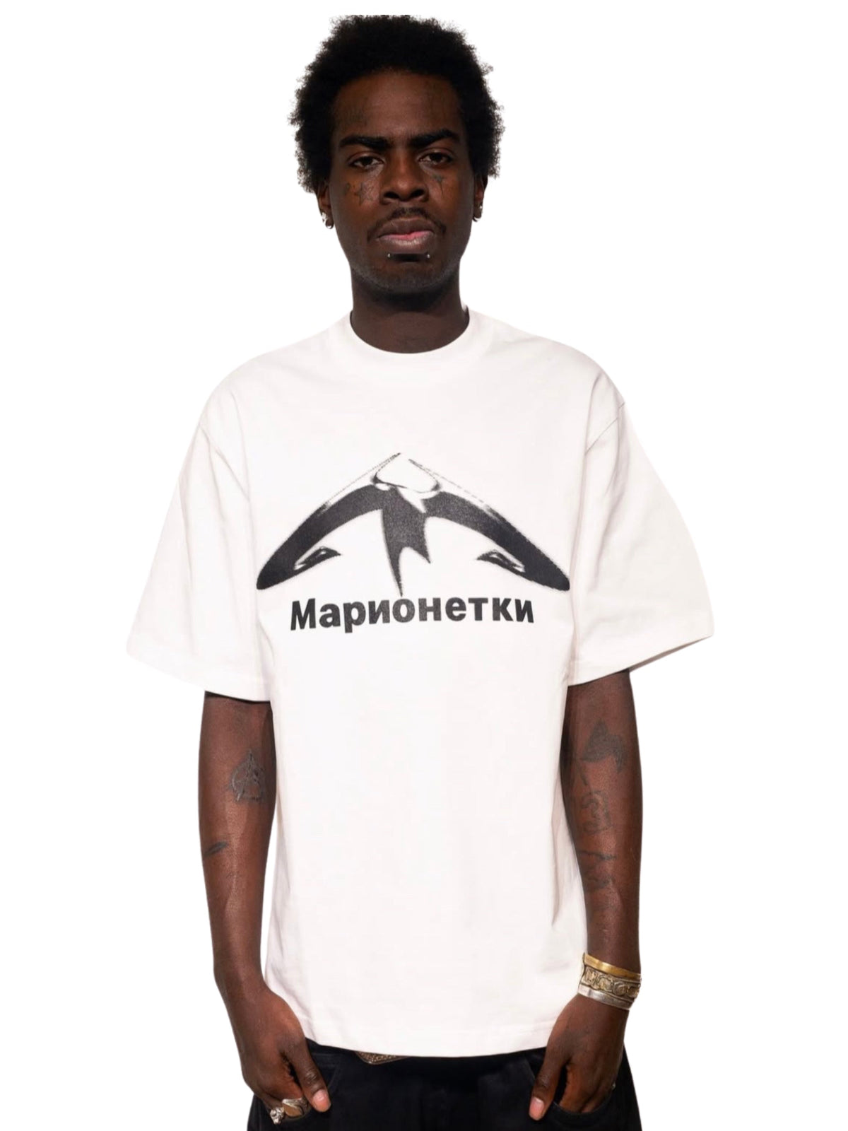 M EXPANDED WHITE TEE