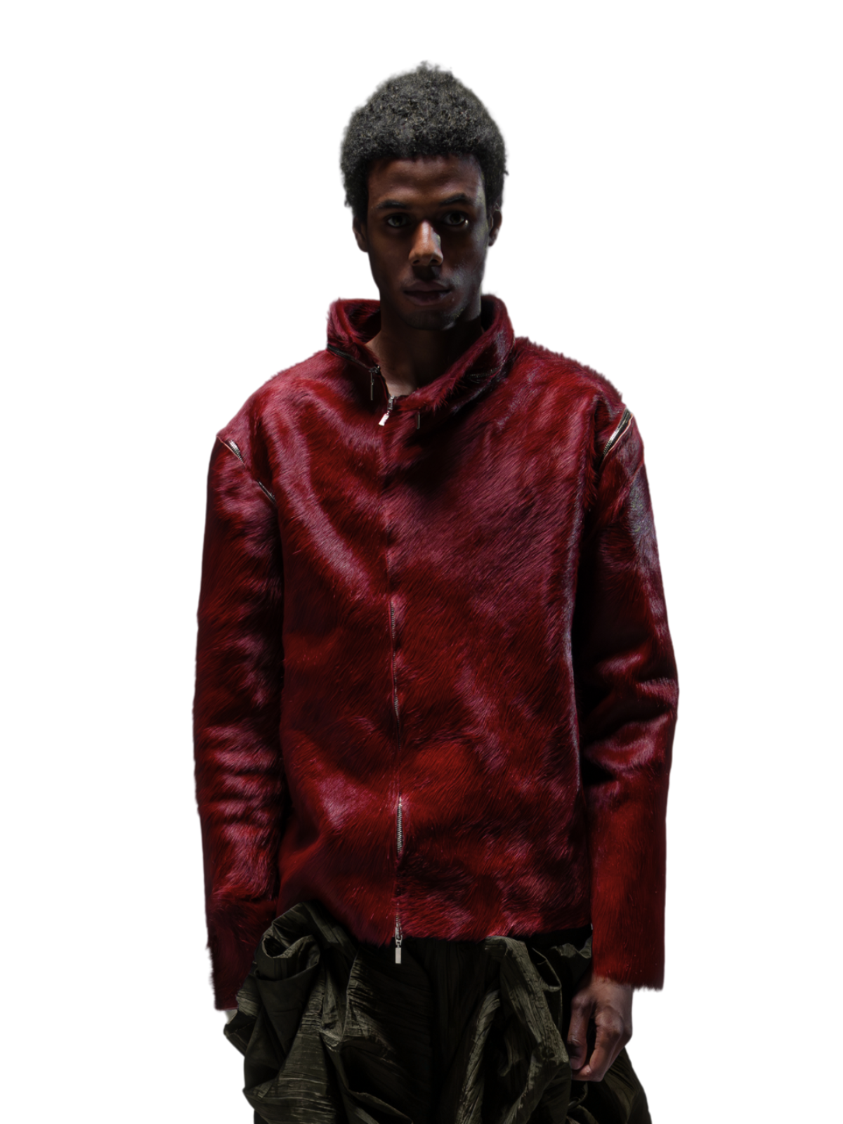 BLOOD LEATHER MODULAR JACKET